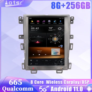 Qualcomm Snapdragon 665 Android 11 autorádio Pre Ford EDGE 2008 2009 2010 2011 2012 2013 2014 Video, GPS Carplay Stereo Hlava Jednotky