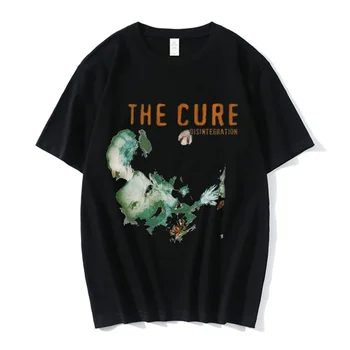 Hip Hop Rocková Kapela The Cure Rozpadu T Košele pánske dámske Vintage Punk Krátky Rukáv T Shirt Nadrozmerné Gotický Bavlna Tees