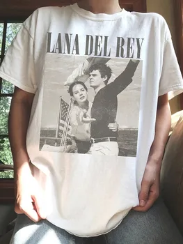 Nové Lana Del Rey Ldr Plachtenie Tan T Tričko Bavlna Tee Tričko Lete Vintage Unisex Tričko