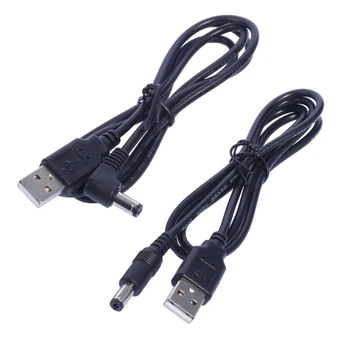 Spoľahlivý USB DC5.5 2.1 mm Napájací Kábel Vhodný pre Navigáciu, Rádia a budíky 1meter/39.37 palec Dĺžka 594A