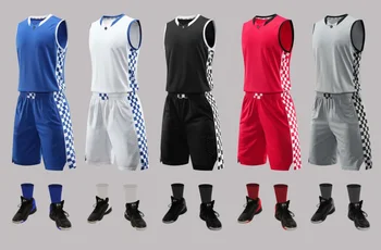 Prispôsobiteľné Neutrálne Koberčeky Priedušný Rýchlo sa odparujúci Basketbal Oblek