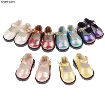 1Pair Mini Krásne PU Kožené Sandále Model Multicolour Bábiky Topánky Pre Bábiky, Dekorácie Doplnky Dieťa Predstierať, že Hrať Hračky