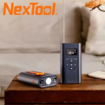 NexTool 6-v-1 AM, FM Rádio, Baterku Príručka Energie Alarm Laserové Svetlo 4500mAh Vonkajšie Núdzové Napájanie Banka Pevného Svetlo
