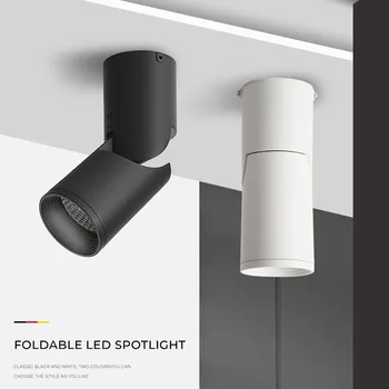 Spot LED Downlight Skladacie Stropné Svietidlá Led Reflektor, 15W 12W 7W Povrchovú montáž Stropu Škvrny Lampa Na Domácej Kuchyni svetlá