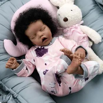 17 Palcové Reborn Baby Doll Roztomilá Bábika Soft Touch 3D Farby a Viditeľné Žily - Zberateľskú Umenie Bábika Darček, Darček k Narodeninám