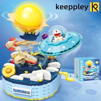 keeppley skutočné Doraemon stavebné kamene vesmíru dobrodružné hračky, móda Kawaii zostavený model dievča, darček k narodeninám ozdoby