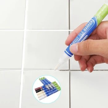 8 Farba Domov škárovacia Hmota Pero Náplň Stenu Malty Opakovací Značku Vode Odolný Instant Repair Anti Plesne pre Kuchyňu, Kúpeľňu