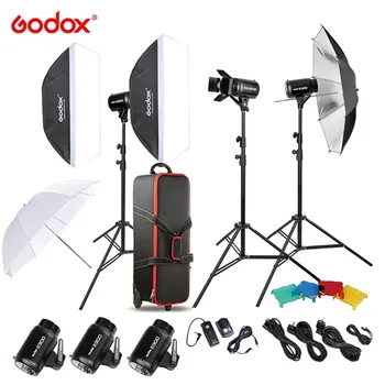 GODOX Photo Studio Strobe Light DE-300 Flash Auta Digitálny LED Displej Chladiaci Ventilátor Photo Studio Strobe Light DE-300