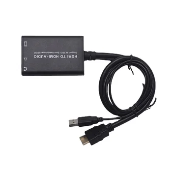 HDMI audio splitter optický výstup, USB powered bezstratový prenos audio extractor 4K * 2K3D