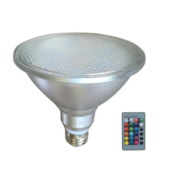 Y1UU Farbu Meniace LED Reflektor-s Diaľkovým ovládaním Farebné LED Žiarovky Stmievateľné RGB-Krajina Svetlo, Žiarovka pre Domáce PAR38 20W