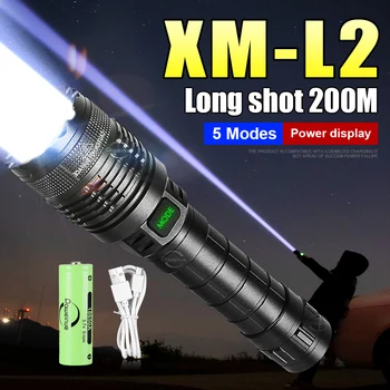 Mini XM-L2 LED USB Nabíjateľné 18650 Batérie Baterka 900LM Silný Horák, Môže uzavrieť s Jedným Kliknutím Turistiku, Camping