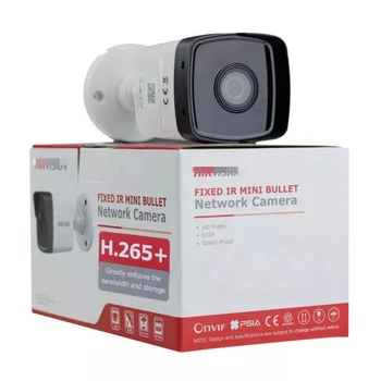 Pôvodné 4MP IP67 Postavený V Mic Real-time Audio Security Pevné IR Bullet Sieťová Kamera DS-2CD1043G0-I 2.8 MM