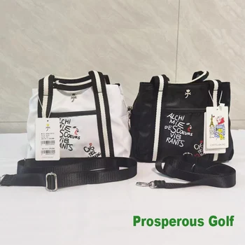 Nové Golfové oblečenie Taška žien prenosné vytlačené farebne označené logom Golfový Bag oblečenie skladovanie taška