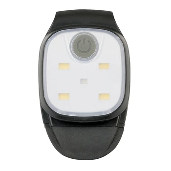 LED Klip Baterka 4 Svetelné Režimy USB Nabíjateľné Klip Na Ľahké Bezpečnostné Upozornenie Beží Svetlo Pre Noc Prechádzky
