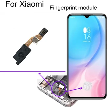Dotyk ID Skener Odtlačkov prstov Senzor Flex Kábel Pre Xiao Mi 10 Lite 5G Odtlačkov prstov modul