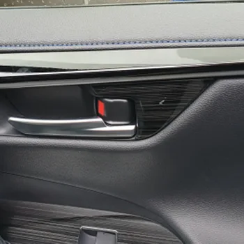 Pre Toyota RAV4 RAV 4 2019 2020 karbónová Oceľ Interiérové doplnky dverí rukoväť kryt výbava Obloha 4pcs/set