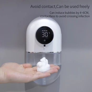 Automatické Penové Mydlá Smart Indukčné Kuchyňu, Kúpeľňu Teploty Digitálny Displej Umývanie Hand Sanitizer Stroj