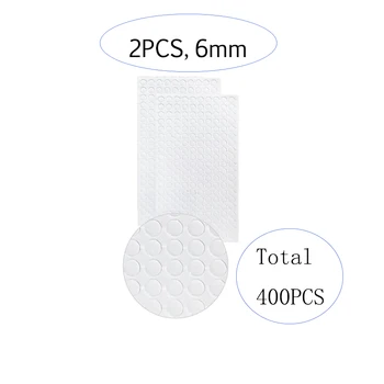 6 mm a 12 mm 3D Dual-Lepiace Penové Pásky Pop Bodky Lepidlo Mount pre Plavidlá typu 