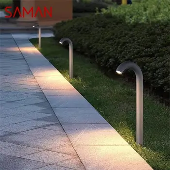 SAMAN Nordic Tvorivé Trávnik Lampy Vonkajšie Moderné LED Svetlo vodovodné Potrubia Tvar Vodotesný pre Domov, Záhradu