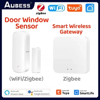 WiFi/ZigBee 3.0 Dvere, Okno, Senzor Detektora Home Security Protection Alarm Systém Pre Alexa Google Asistent Tuya Smart App Život
