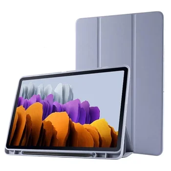 Pre Galaxy Tab S8 S7 11.0 palcový S8 Plus S7+ S7FE 12.4 SM-T730 T733 Tablet Magnetické Smart TPU PU Kožené puzdro s Ceruzkou Držiteľ