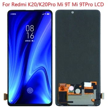 Pre Xiao Redmi K20 dotykový LCD displej digitalizátorom. montáž Vhodné pre Xiao 9t LCD displej Redmi K20 Pro LCD TFT/oled