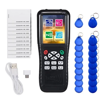 1Set ABS NFC kariet Smart Card Reader Spisovateľ RFID Kopírka anglická Verzia Icopy X100 NFC ID IC Čitateľa