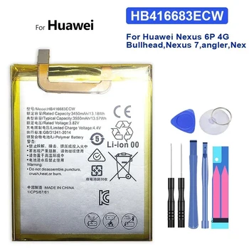 Nabíjateľná Lítium-iónová Výmena Batérie, 3550mAh, HB416683ECW,pre Huawei Nexus 6P, Pre Nexus6P, H1511, H1512, Nástroje