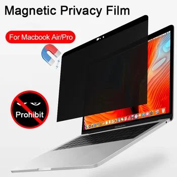 Magnetické Privacy Filter Pre Macbook Air 13 15 M1 M2 2022 2023 Pro 14 16 12 Screen Protector Anti-spy Anti-peep/Odlesky Matný Film