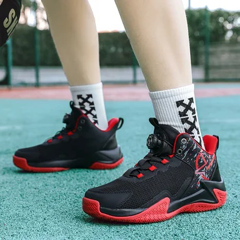 Stredná škola študentov spin dunk loptu topánky nové športové topánky podporujú stabilný priedušný oka povrch pánske topánky 47 veľké veľkosť 46