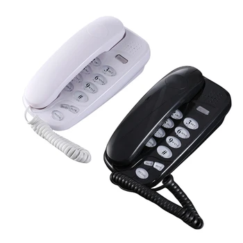 KXT-580 Pevné Pevné Steny Telefón Prenosný Mini Telefón Stene Visí Telefón pre Domáce Kancelárie Hotel Centrum Kúpele