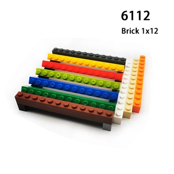 6112 Tehlový 1 x 12 Tehly Zbierky Väčšinu Modulárny VOP Hračky Pre Technické MOC Budovami Bloky Pre Deti Tvorivé