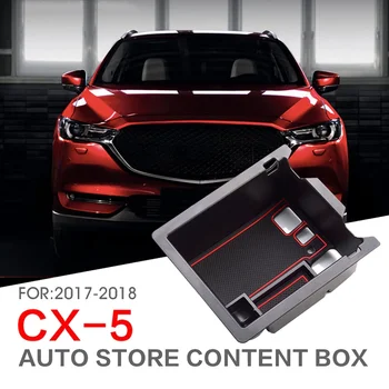 Auto Centrálnej Konzoly Opierke Úložný Box Držiteľ Interiéru Organizátor Rukavice Zásobník pre Mazda CX-5 CX5 2017 2018 2019 2020