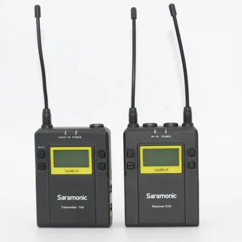Saramonic UwMic9 (RX9+TX9) Broadcast Interview, UHF Wireless Lavalier Mikrofón Systém pre ZRKADLOVKY Videokamery videokamery