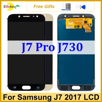 J7 LCD Samsung Galaxy J7 Pro 2017 J730 Displej Dotykový Displej Pre Samsung J7 2015 J700 Repalcement Digitalizátorom. Montáž Opravy