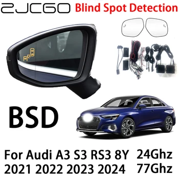 ZJCGO Auto BSD Radarový Výstražný Systém Blind Spot Detection, Bezpečnosti Jazdy Upozornenie pre Audi A3, S3 RS3 8Y 2021 2022 2023 2024