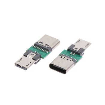 USB Typu C Female to Male Micro USB Adaptér Konektor Typu C konektor Micro USB Nabíjací Adaptér