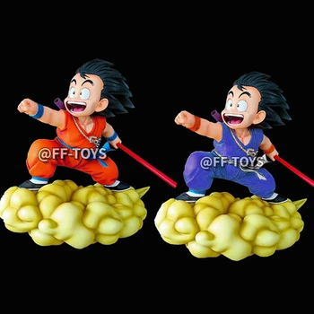 Dragon Ball Z Obrázku Son Goku S Cloud Anime Postavy Super Saiyan Son Goku Gk Socha 14 cm Pvc Zber Model Hračka Dary