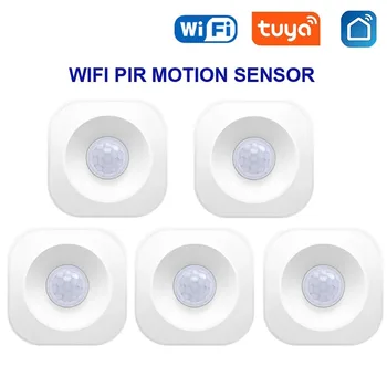 Tuya WiFi Svetlo + PIR Čidlo Smart Home Infračervený Pasívny Detektor Inteligentný Život Podporu App Alexa Domovská stránka Google