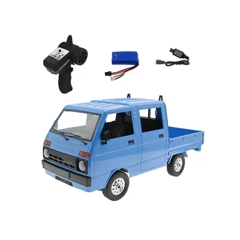 D32 1/10 2.4 G 2WD RC Auta Simulácia Drift Truck Van LED Svetlo na Diaľkové Ovládanie (On-Road Auto pre WPL D32 TJ110,Modrá