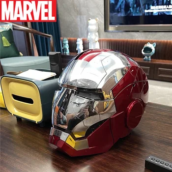 Marvel Iron Man 1:1 Cosplay Mk5 Prilba Autoking Hlas, Diaľkové Ovládanie, Automatické Maska Led Obrázok Akcia Valentín Dary