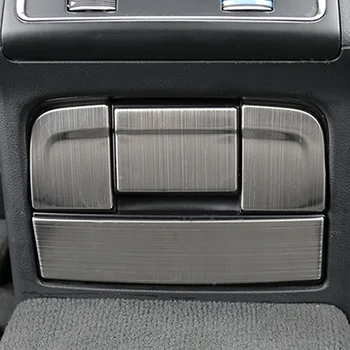 SBTMY pre Audi A4L A5 O5 2009-2016 2KS/SET Nehrdzavejúcej ocele dekorácie rám vo vzduchu zásuvky vzadu, klimatizácia