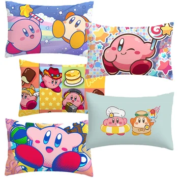 Anime Kirby obliečka na Vankúš 30x50 40x60 Domáce Dekorácie Gauč Vankúš Kreslený Obrázok Ozdobné obliečky na Vankúše Dlho Darček pre Dieťa