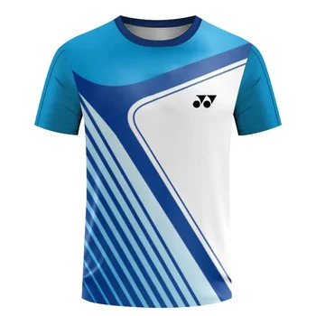 2024 Nové Boutique Bedminton T-Shirt Rýchle Suché Priedušná pánske Tenisové Tričko Letné Módy Voľné Padel T-Shirt Športové oblečenie