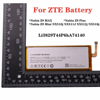 2021 Vysokej Kvality Li3829T44P6HA74140 Pre ZTE Nubia Z9 MAX / Z9 Plus / Z9 Mini NX510j NX511J NX512j NX518j Telefón Batéria 3000mAh