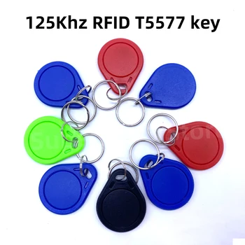 10pcs em4305 t5577 RFID 125khz Tlačidlo Keyfobs Kópiu Prepisovateľné Zapisovať Prepísať Duplicitné Tag Blízkosti ID Token Ring rfid cloner