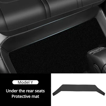Pre Tesla Model 3 Y Kožené Auto Zadné Sedadlo Nižšie Ochranné Mat Full Obklopujú, Vankúš, Chránič Proti Špinavé Kick Pad