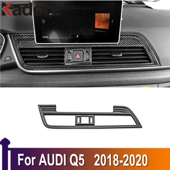 Pre Audi Q5 2018 2019 2020 Centrum, klimatizácia, Otvor Kryt Zásuvky Výbava Nálepky, Interiérové Doplnky Auto Styling