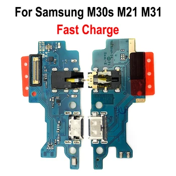 USB Nabíjačka, Flex S Pôstom Nabíjačka Pre Samsung Galaxy M30S M307F M21 M215F M31 M315F Dock Konektor Rada Nabíjací Port Flex