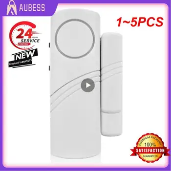 1~5 KS Nové Dlhšie Dvere, Okno Bezdrôtové Poplašné zariadenie S Magnetický Senzor Home Safety Bezdrôtový Dlhšie Systém Bezpečnostné Zariadenie